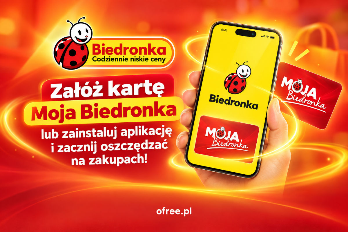 Karta Moja Biedronka i aplikacja, program lojalnościowy dla klientów
