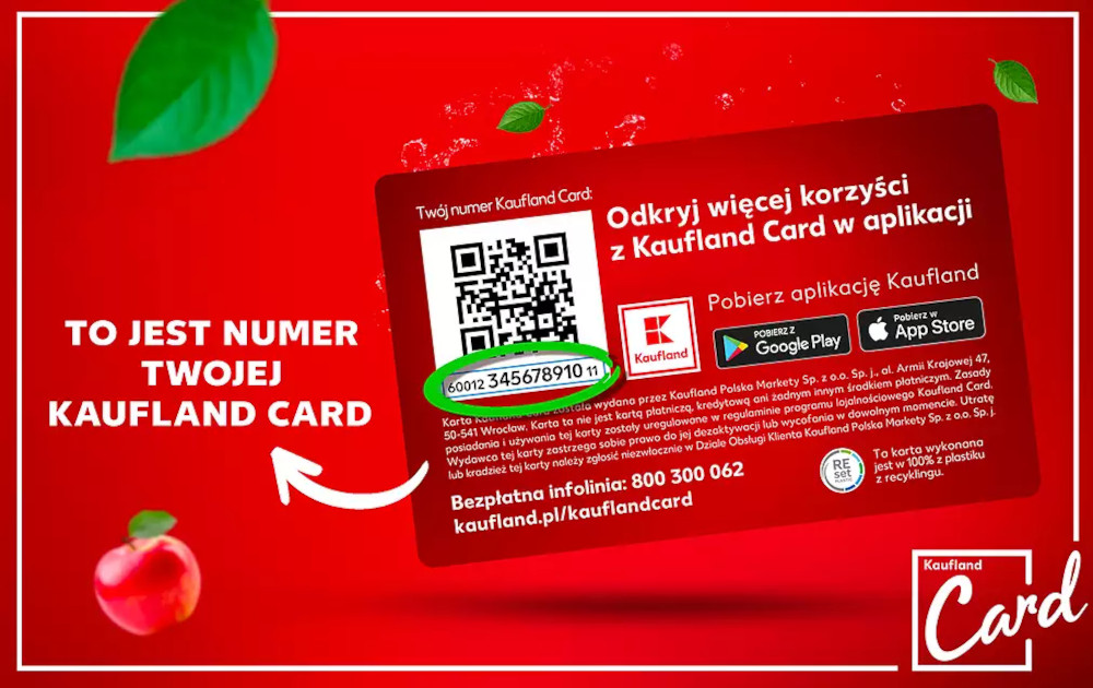 Kaufland Card numer i rejestracja karty