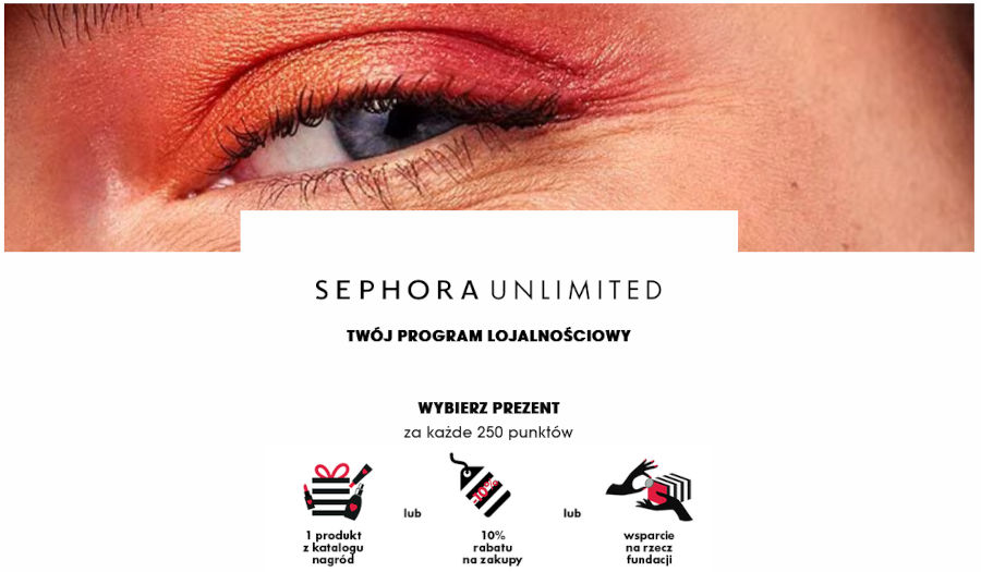 Sephora Unlimited program lojalnościowy