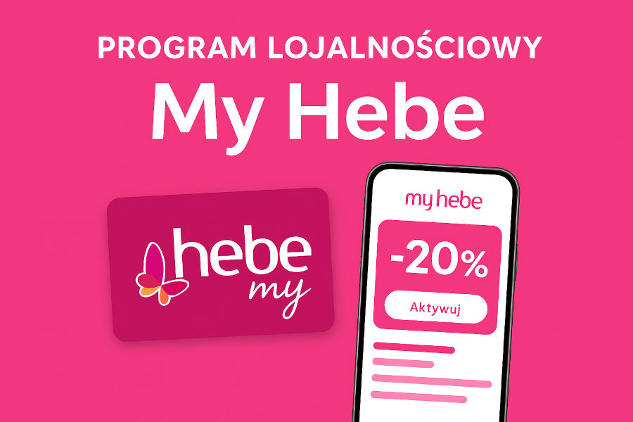 Karta My Hebe i aplikacja mobilna programu lojalnościowego