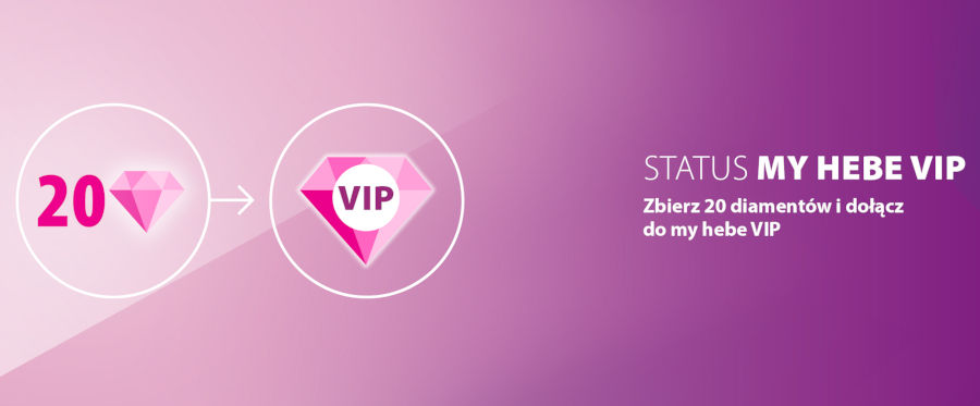 Status My Hebe VIP diamenty
