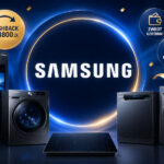 Lodówka, pralka i zmywarka Samsung objęte promocją Cashback AGD 2026 z adnotacją zwrotu do 3800 zł na konto
