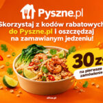 Pyszne.pl kod rabatowy na pierwsze zamówienie