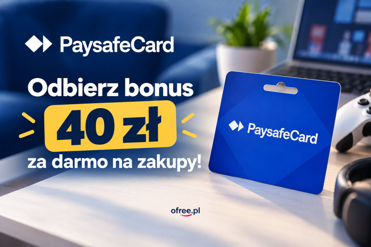 Paysafecard 40 zł za darmo z kodem PLN40