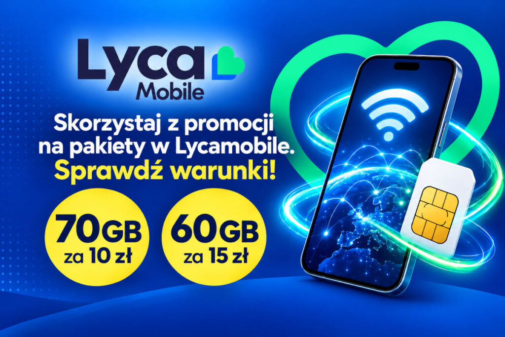 promocja na pakiety w Lycamobile
