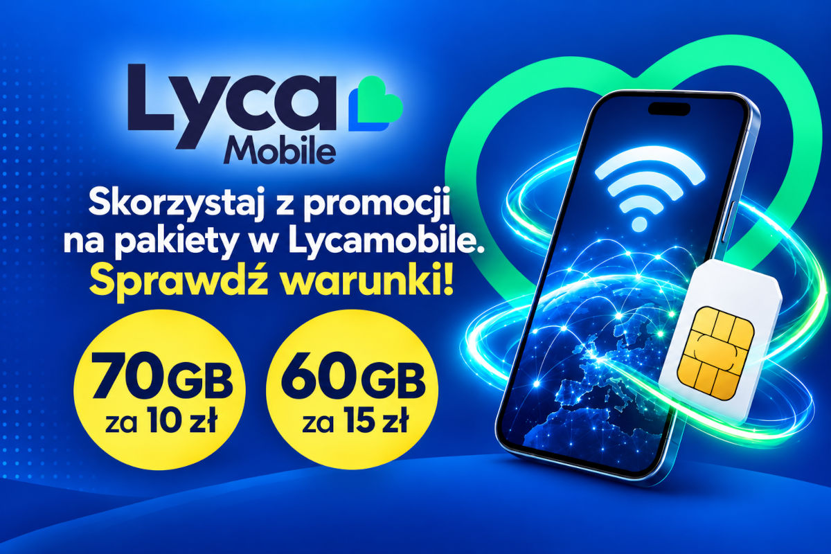 promocja na pakiety w Lycamobile