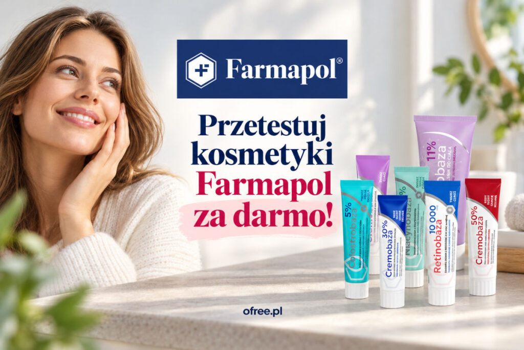 Kosmetyki Farmapol za darmo do przetestowania w TRND