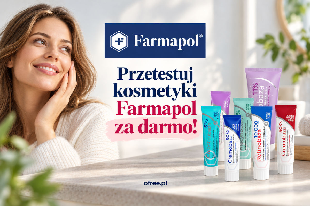Kosmetyki Farmapol za darmo do przetestowania w TRND