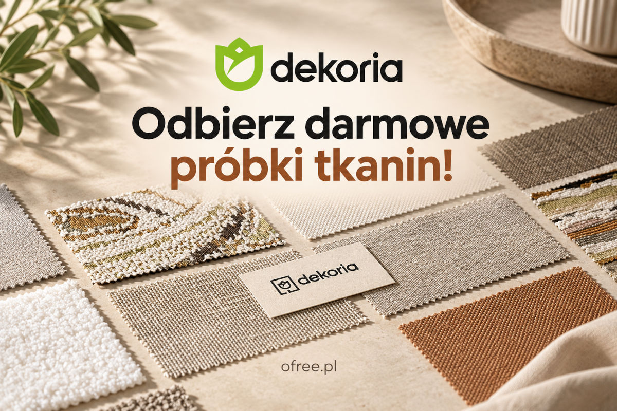 Darmowe próbki tkanin Dekoria