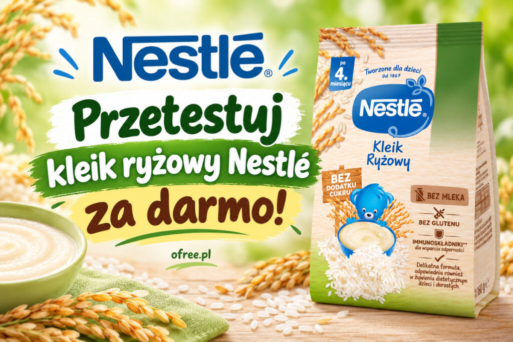 Kleik ryżowy Nestle za darmo