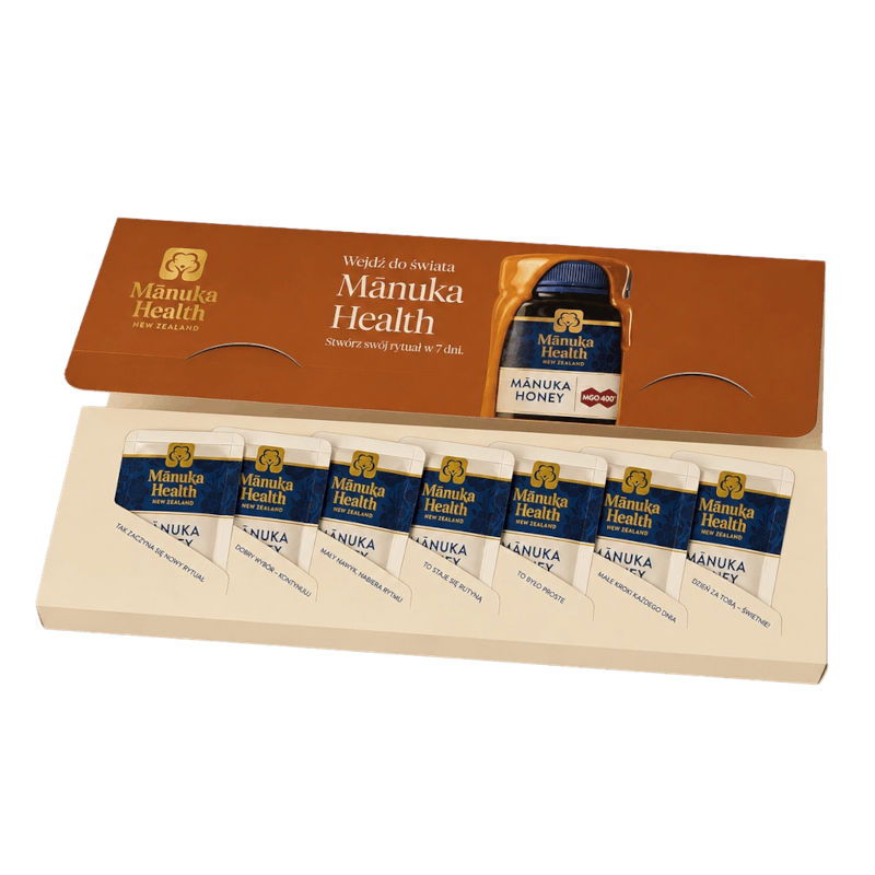 Darmowa próbka miodu Manuka 7 saszetek