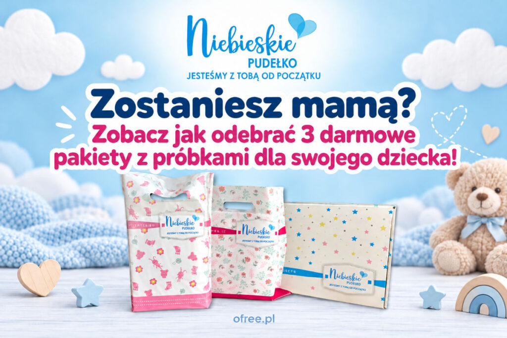 Niebieskie Pudełko 3 darmowe próbki dla dziecka