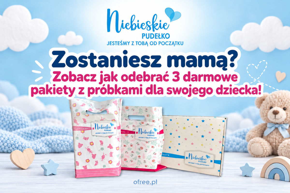 Niebieskie Pudełko 3 darmowe próbki dla dziecka